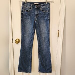 SO Womens Boot Cut Jeans Medium Blue Size 3/26